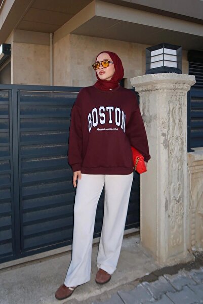 SİNDAL Boston Sweathırt 4-6820 - BORDO