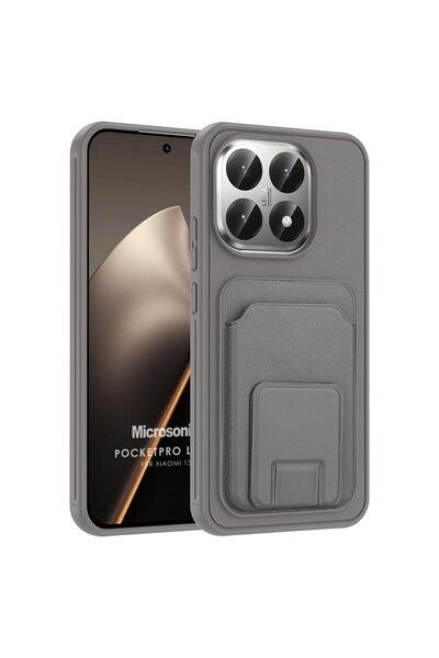 Microsonic Mi 15t Case Pocketpro Litchi Gray