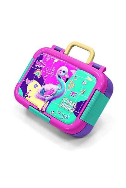 Coral High Παιδικό δοχείο φαγητού από ανοξείδωτο ατσάλι με ροζ υδάτινο πράσιν...