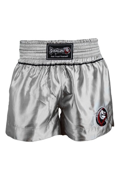 Dragondo Mt3033 Muaythai Shorts Gray Kick Boxing Shorts