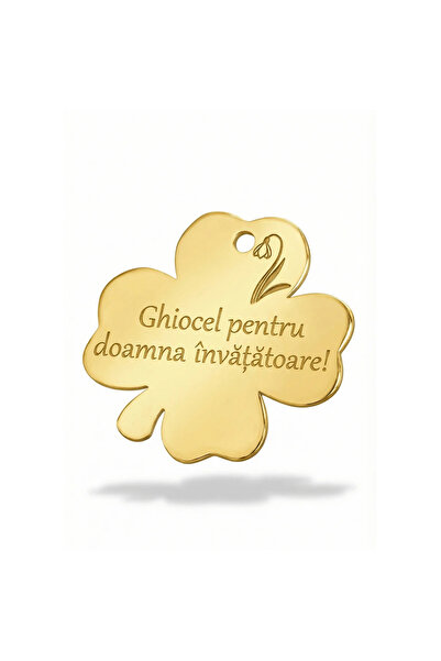 BLACK SWAN Bijoux Red string martisor bracelet and clover coin made of 925 Si...