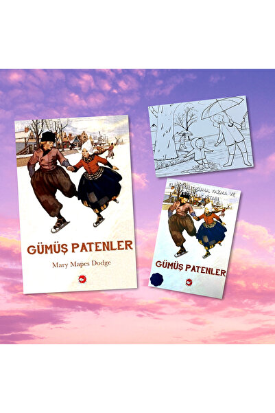 Beyaz Balina Yayınları GÜMÜŞ PATENLER / ETKİNLİK KİTABI / KARTPOSTAL BOYAMA H...