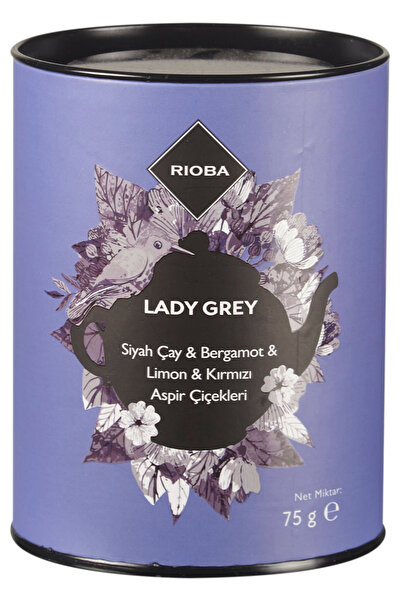 Rioba LADY GREY ÇAY 75G -SİYAH&ASPİR&BERGAMOT