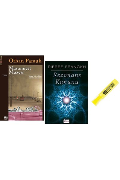 Epsilon Yayınevi Masumiyet Müzesi + Rezonans Kanunu / 2 Book Set (KALEM HD)