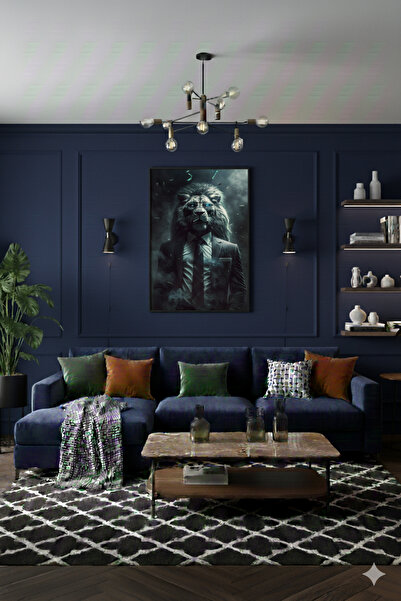 BLT DİZAYN Γυάλινο τραπέζι σχεδιασμού γραφείου CEO Aslan Office Elegance