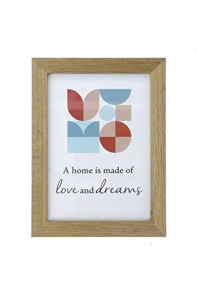 PROCART Ramă foto Enid 10x15 cm, design clasic, suport pentru birou, lemn