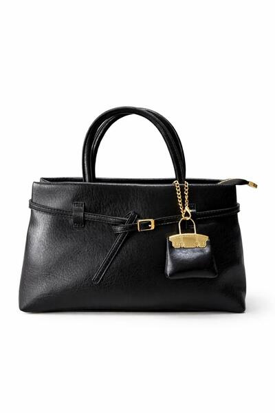 Suat Saraç Hand Shoulder Crossbody 3-Compartment Special Series Women's Bag