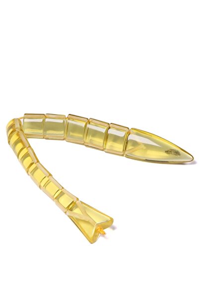 TESBİHKENTİ Şeffaf Sarı Usta İşçilik Balık Tesbih