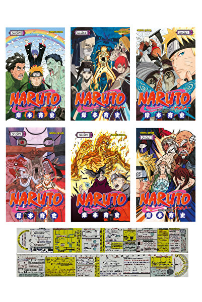 Gerekli Şeyler Yayıncılık Naruto 54-55-56-57-58-59. Ciltler Manga Seti + Özel...
