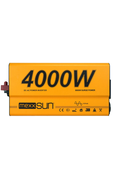 MEXXSUN 12V Volt-4000W Watt Tam Sinüs İnverter (220V Çevirici)