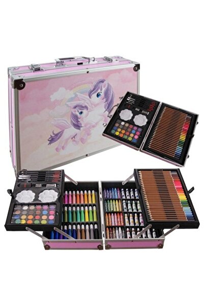 Maaleo Σετ Ζωγραφικής και Σχεδίου για Παιδιά, 145 Τεμάχια, Θέμα Μονόκερος