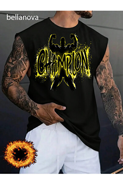 bellanova Premium Series Printed Black Soft Textured Comfortable Fit Men's Un...