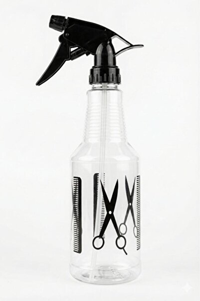 Dorsh Transparent Scissor Comb Patterned Large Size Water Bottle F-55