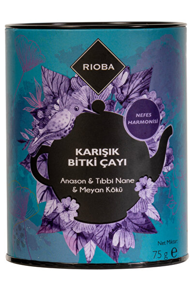 Rioba KARIŞIK BİTKİ ÇAYI 75G-ANASON & TIBBİ NANE & MEYAN KÖKÜ