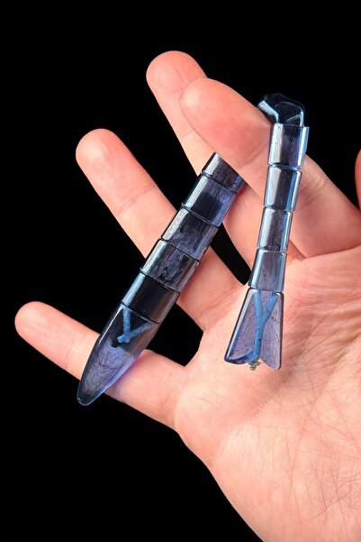 TESBİHKENTİ Alacalı Mavi Usta İşçilik Balık Tesbih