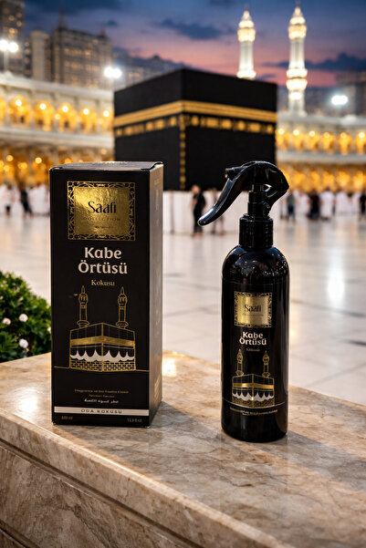 BİLGİ K K Kâbe Örtüsü Kokusu Oda Spreyi 400 ml Kalıcı Ortam Kokusu Dini Oda P...