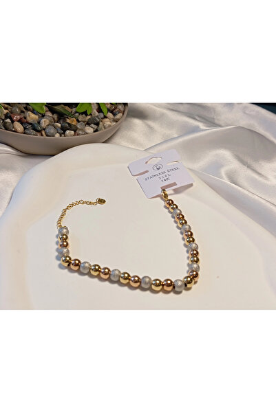 stainless steell سوار من الفولاذ بتصميم دوريكا ثلاثي الألوان