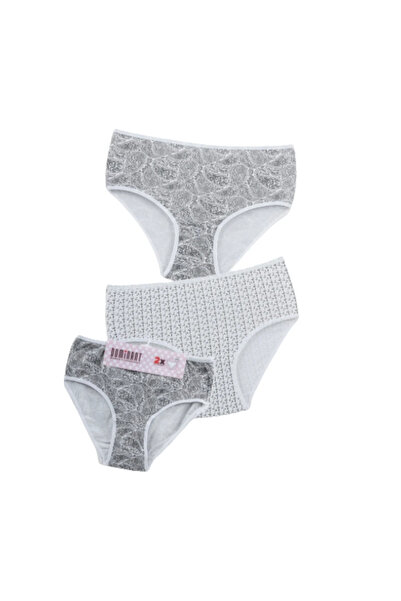 delis Set 2 perechi de chiloti din bumbac, pentru dama, 53600, Gri
