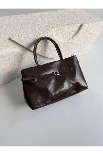 Mia Collection Manu Model Ruka i Žena Torba za rame Gorko Smeđa