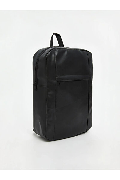 LC Waikiki Lcw Black Leather Look Men's Backpack