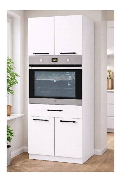 UMGMOBİLYA %100 MDF BOY ANKASTRE FIRIN DOLABI,ÇOK AMAÇLI DOLAP,KİLER DOLABI