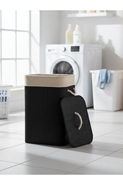 BEC13 Modern laundry basket with lid – a natural touch to organizing your home