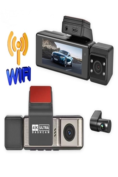 A3 Model 4K Gps Ve Gece Görüşlü Araç Kamerası