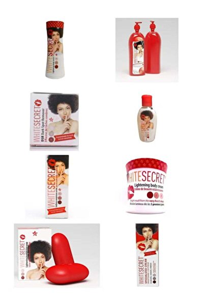 White secret مجموعة تفتيح البشرة للعناية بالبشرة