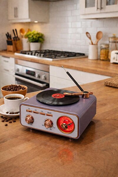 MEMİTA RT-1320BT Bluetooth’lu Nostaljik 3 Bant Radyo & Müzik Çalar (1500mAh B...