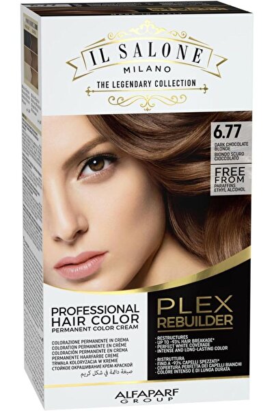 Il Salone Milano كريم صبغة الشعر الدائم بليكس ريبيلدر - 6.77 أشقر شوكولاتة داكن