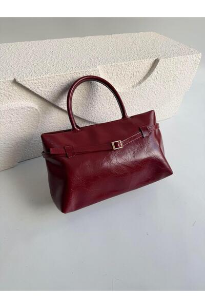 Mia Collection Manu Model Ruka i Žene Torba za rame Bordo Crvena