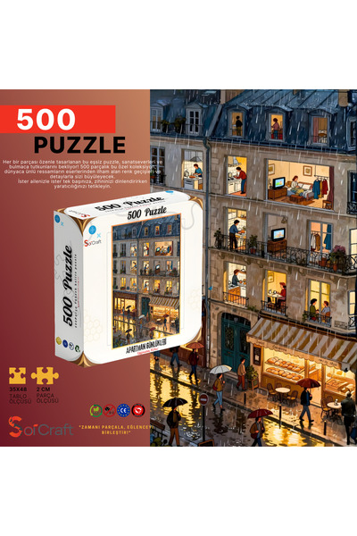 Soi Craft 500 Parça Puzzle Apartman Günlükleri