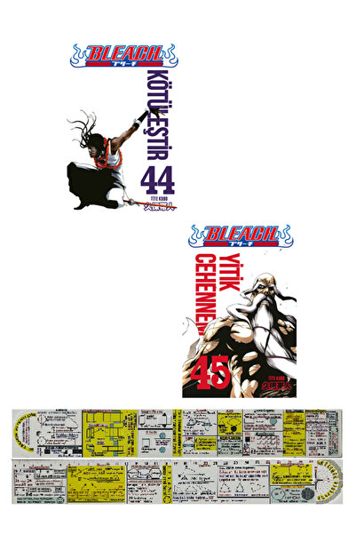 Gerekli Şeyler Yayıncılık Bleach 44-45. Ciltler Manga Seti + Özel Cetvel
