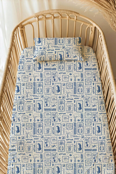 TBA COLLECTION Single Elastic Sheet Set - Farmstead Map