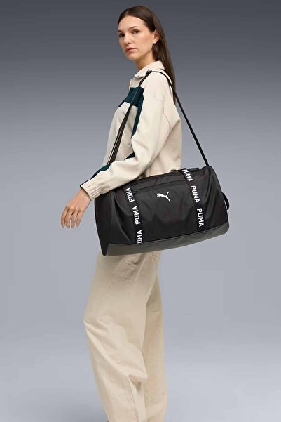 Puma Unisex Black Sports Bag - Training and Fitness Handbag