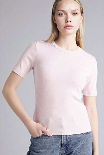 DeFacto Slim Fit Basic Ribbed Camisole T-Shirt G8490Ax26Sp