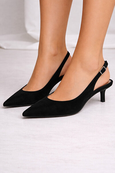 Giydim Gidiyor More Σουέτ Στιλέτο Μαύρο