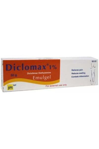 Diclomax جل مسكن للألم بنسبة 1% للعضلات والمفاصل، 50 جم
