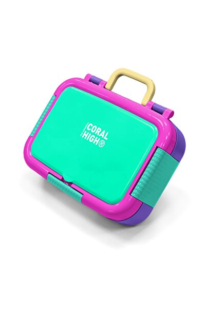 Coral High Παιδικό δοχείο φαγητού από ανοξείδωτο ατσάλι με πολύχρωμα σχέδια 3...