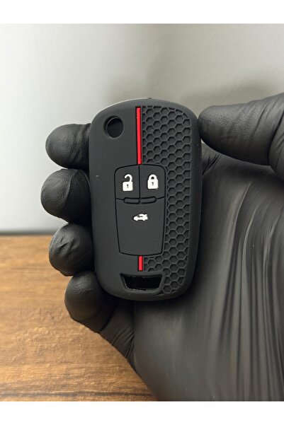 Luxe Aksesuarr غطاء حماية لمفتاح السيارة بتصميم قرص العسل بثلاثة أزرار لسيارا...