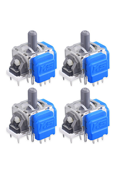 POPKONSOL 4 Adet PS5 Hall Effect Analog Motor PS5 Kol Joystick Tamiri Playsta...