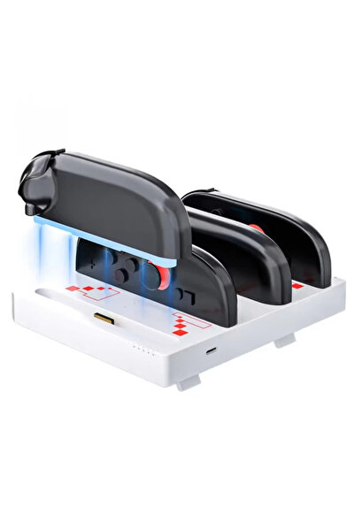 Nobrand Stație de Încărcare Nintendo Switch 2 – 4 în 1, Încărcare Rapidă pent...