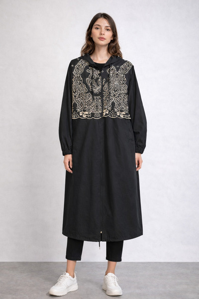 FUAT GÜRSEN Güpür İşleme Detaylı Kap