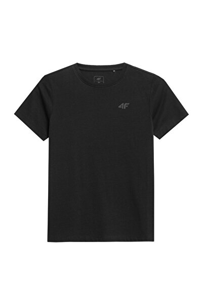 OEM Tricou Băieți 4F - 100% Bumbac, Stil Sport, Croială Regular, Negru, Mărim...