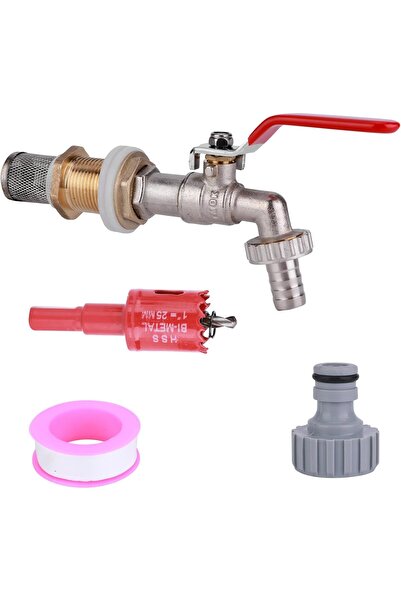 OEM IBC drain valve, Brass, Water filter included, Frost resistant, 1/2 inch,...