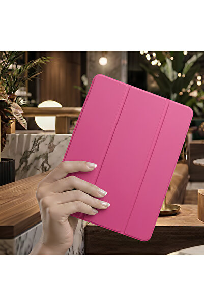 TechTrove iPad Air 13 2025 M3 İçin Uyumlu Smart Kalem Bölmeli Standlı Kılıf