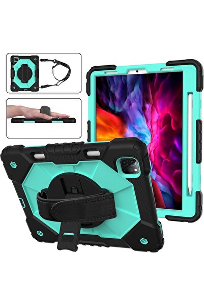 OEM Husă iPad Air 4 10.9 - Rezistentă, Shockproof, Stand 360, Curea Umăr, Sty...