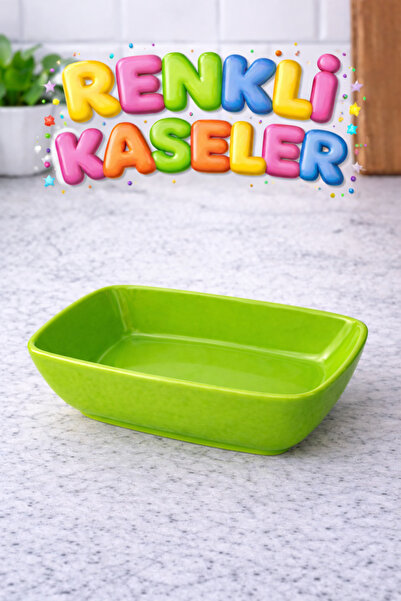 Mode Cool Kahvaltı Sunum ve Çerez Tabağı – Dikdörtgen Şık Servis Kasesi ( 1 A...