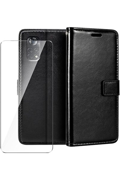 OEM Husă Xiaomi Poco X4 Pro 5G - Tip Carte, Piele PU, Slot Card, Stand, Folie...