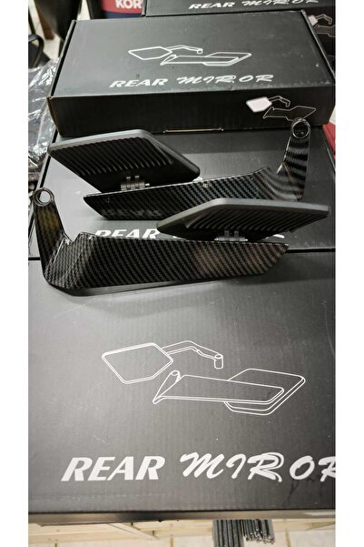 Universal H2 ayna karbon desenli